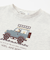 天竺スパンフライス配色くるまプリント長袖Tシャツ(80~130cm)