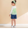 デニムニットハーフパンツ(80~130cm)