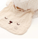 【お揃い/UVカット】ドットストライプチェッククマさん日よけ付きハットベビー(46~48cm)