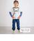 重ね着風リュックプリントTシャツ(80~130cm)