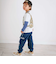 重ね着風リュックプリントTシャツ(80~130cm)