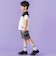 【撥水】ポケットメッシュ切り替えサイドポケットハーフパンツ(95~150cm)