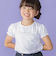 パールラインパフスリーブ天竺Tシャツ(95~160cm)