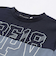 バイカラーBIGロゴプリント天竺半袖Tシャツ(95~160cm)