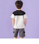 バイカラーBIGロゴプリント天竺半袖Tシャツ(95~160cm)