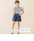 裾ダブルラインマリン風キュロットパンツ(95~160cm)