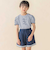 裾ダブルラインマリン風キュロットパンツ(95~160cm)