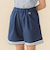 裾ダブルラインマリン風キュロットパンツ(95~160cm)