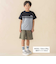 天竺バイカラーステッチテープポイント半袖Tシャツ(95~160cm)