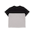 天竺バイカラーステッチテープポイント半袖Tシャツ(95~160cm)