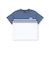 天竺バイカラーステッチテープポイント半袖Tシャツ(95~160cm)