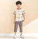 6分丈デニムニットパンツ(80~130cm)