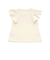 フレアスリーブお花プリント半袖Tシャツ(80~130cm)