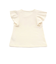 フレアスリーブお花プリント半袖Tシャツ(80~130cm)