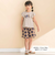 フレアスリーブお花プリント半袖Tシャツ(80~130cm)