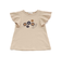 フレアスリーブお花プリント半袖Tシャツ(80~130cm)