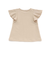 フレアスリーブお花プリント半袖Tシャツ(80~130cm)