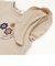 フレアスリーブお花プリント半袖Tシャツ(80~130cm)