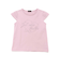 ラインストーンハートロゴ天竺キャップスリーブTシャツ(100~160cm)
