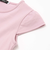 ラインストーンハートロゴ天竺キャップスリーブTシャツ(100~160cm)