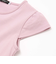 ラインストーンハートロゴ天竺キャップスリーブTシャツ(100~160cm)
