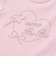 ラインストーンハートロゴ天竺キャップスリーブTシャツ(100~160cm)