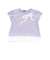 裾チュールフリルリボンプリント天竺半袖Tシャツ(90~150cm)