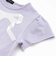裾チュールフリルリボンプリント天竺半袖Tシャツ(90~150cm)
