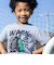 【速乾】WASKサル×恐竜天竺Tシャツ(80~160cm)