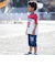 【速乾】Vネックユニフォーム風天竺Tシャツ(110~160cm)