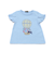 気球プリントクロス袖天竺Tシャツ(80~90cm)