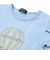 気球プリントクロス袖天竺Tシャツ(80~90cm)