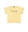 コード刺しゅうロゴ小鳥天竺フレンチスリーブTシャツ(90~160cm)