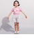 シフォン気球モチーフ天竺パフスリーブTシャツ(80~150cm)