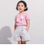 シフォン気球モチーフ天竺パフスリーブTシャツ(80~150cm)