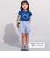 フラワーリボンモチーフ天竺半袖Tシャツ(90~150cm)