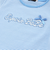 ボーダー天竺レースパッチ刺しゅうペプラム半袖Tシャツ(80~140cm)