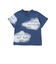 夏空ロゴプリント天竺半袖Tシャツ(90~150cm)