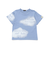 夏空ロゴプリント天竺半袖Tシャツ(90~150cm)