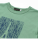 水彩風エッフェル塔ロゴプリント天竺配色半袖Tシャツ(90~150cm)