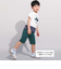 バイカラーアニマルプリント天竺半袖Tシャツ(80~140cm)