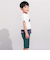 バイカラーアニマルプリント天竺半袖Tシャツ(80~140cm)