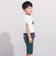 バイカラーアニマルプリント天竺半袖Tシャツ(80~140cm)
