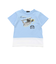 バイカラーアニマルプリント天竺半袖Tシャツ(80~140cm)