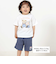 【お揃い】クマモチーフ無地ボーダーTシャツ(80~130cm)