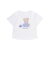 【お揃い】クマモチーフ無地ボーダーTシャツ(80~130cm)