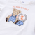 【お揃い】クマモチーフ無地ボーダーTシャツ(80~130cm)