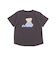 【お揃い】クマモチーフ無地ボーダーTシャツ(80~130cm)
