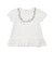 お花リボンネックレスプリント裾フレアTシャツ(80~130cm)