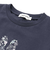 アニマルウサギフロント刺しゅうホットフィックスモチーフ肩レース半袖Tシャツ(80~130cm)